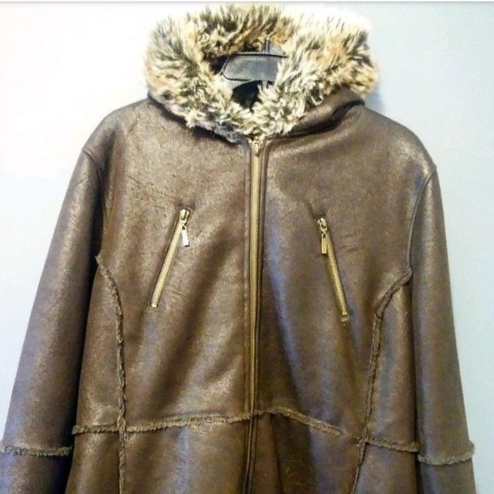 Giacca 5 Star Outerwear Coat Jacket with Faux Fur
